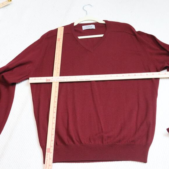 Vintage Titleist Collection Lambswool Sweater Made in Scotland Men's L V-Neck - Picture 3 of 7